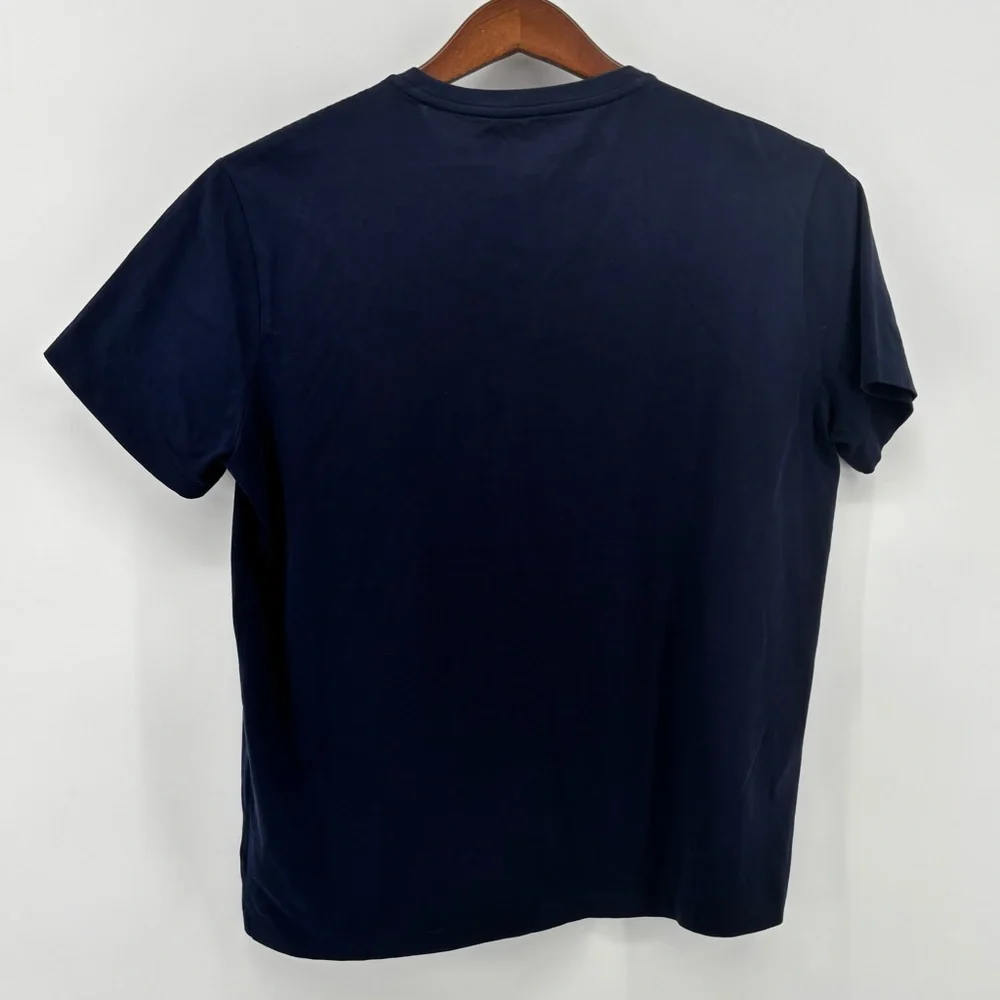 Polo Ralph Lauren Mens Navy Blue‎ Red Pony Short Sleeve T-Shirt Size LG